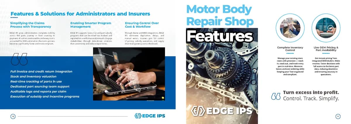 EDGE IPS — Company Profile & Value Proposition page 6